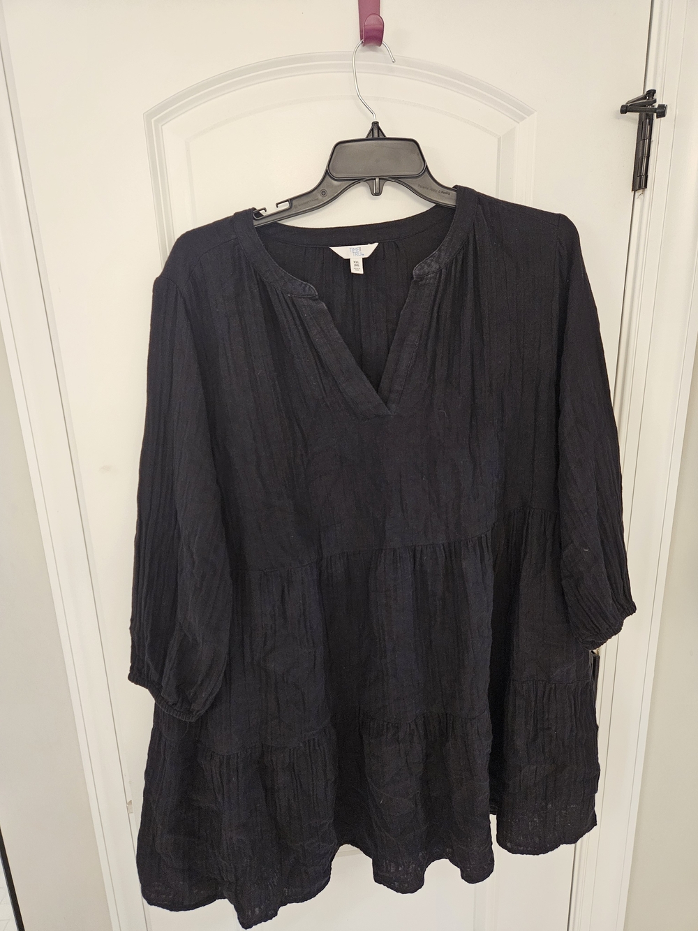 Time and True Cotton Gauze Dress